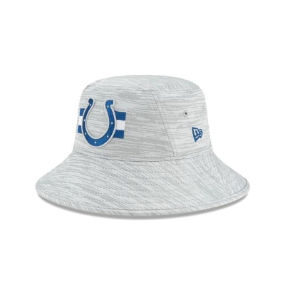 Indianapolis Colts Gorra | New Era Official NFL Training Stretch Bucket Hat Mexico - Azules